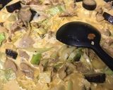 豚コマとナスのクリーミーカレーうどん作り方16写真