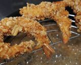 柿の種でエスニック風海老フライ作り方5写真