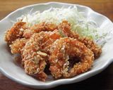 柿の種でエスニック風海老フライ作り方7写真