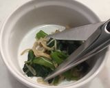 【幼児食】青菜ときのこのやわらかソテー作り方3写真