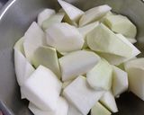 大根と豚肉の炒め煮作り方1写真
