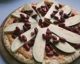 ナスとお豆のサウザンドアイランドピザ作り方3写真