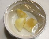 【離乳食・幼児食】レンジでりんご作り方2写真