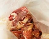 簡単豚こまでカリカリ生姜焼き作り方1写真