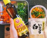 春菊と人参で二日分!白和えとナムル作り方8写真