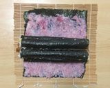 超簡単☆甘〜い♫花柄変わり海苔巻き♪♪♪作り方11写真
