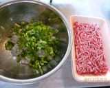 ひき肉入りオムレツ作り方1写真