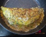 ひき肉入りオムレツ作り方6写真