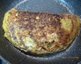 ひき肉入りオムレツ作り方7写真