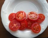10分でお弁当完成！トマト・竹輪の玉子丼作り方1写真