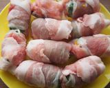 ホクホク！南瓜・大葉の肉巻き照り焼き！作り方4写真
