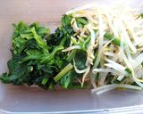 ほうれん草・もやしの酢の物♪レンジで簡単作り方2写真