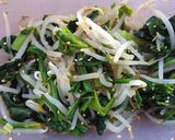 ほうれん草・もやしの酢の物♪レンジで簡単作り方3写真