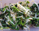 ほうれん草・もやしの酢の物♪レンジで簡単作り方3写真