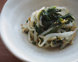 ほうれん草・もやしの酢の物♪レンジで簡単作り方4写真