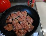 ＊鶏肉の甘辛煮＊作り方2写真