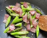 ☆アスパラとベーコンのパスタ☆作り方3写真