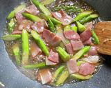☆アスパラとベーコンのパスタ☆作り方4写真
