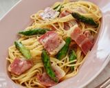 ☆アスパラとベーコンのパスタ☆作り方6写真