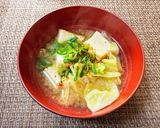 厚揚げとキャベツのお味噌汁作り方3写真