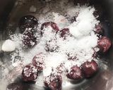 即席！アメリカンチェリーのラム煮作り方1写真