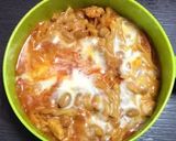豚ひき肉と大豆のチリコンカンのチーズ焼き作り方7写真