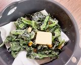 レンチン２分♪冷凍ほうれん草ソテー作り方1写真