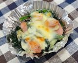 お弁当に♡簡単ほうれん草のマヨチーズ焼き作り方3写真