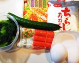 お祝い✨ちらし寿司✨デコレーション寿司作り方1写真