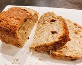 ライ麦&全粒粉のクランベリーご飯食パン作り方10写真