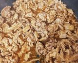 適当 豚コマ丼 ソース味作り方6写真