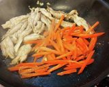 鶏せせりのカレー炒め。作り方2写真