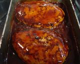 ヘルシー&おいしい、鶏照りハンバーグ~!作り方5写真
