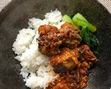 サバ缶のケチャップ煮丼作り方6写真