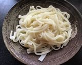 息子の為の湯盛りうどん作り方7写真