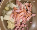 ほうれん草とベーコンのクリームパスタ作り方3写真