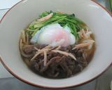 芹たっぷりの肉うどん作り方4写真