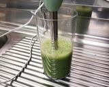 小松菜とバナナの野菜ジュース作り方3写真