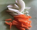 息子の為の焼きそば作り方1写真