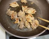 鶏肉とほうれん草のナポリタンうどん作り方2写真