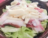 *菜っぱにON☆タコのチーズ焼き*作り方2写真