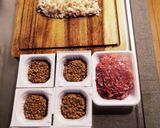 蓮根納豆ミンチ炒め作り方1写真