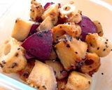 れぽ157♡さつまいも煮物・甘辛煮♡人気作り方4写真