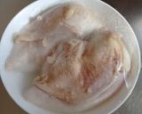 鶏むね肉の酒蒸し作り方2写真