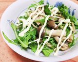 大人味♪キノコと水菜のサラダ作り方6写真