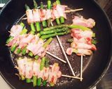 簡単☆アスパラベーコンの串焼き作り方4写真
