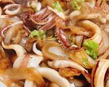 簡単！ヤリイカのガーリックバター醤油炒め作り方4写真
