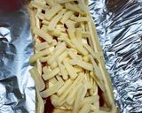簡単！低糖質満足油揚げチーズ♪ピザ風作り方3写真