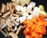 お豆腐が美味しい豚汁～新ゴボウを友に～作り方1写真