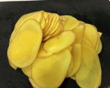 皮付き越冬インカのめざめのポテトチップス作り方2写真